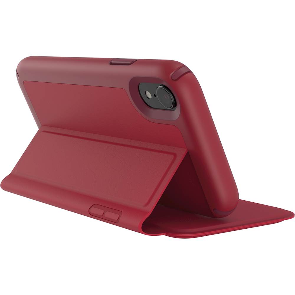 [BWF4-05] Speck Presidio Folio Leather | iPhone XR (6.1) - Red