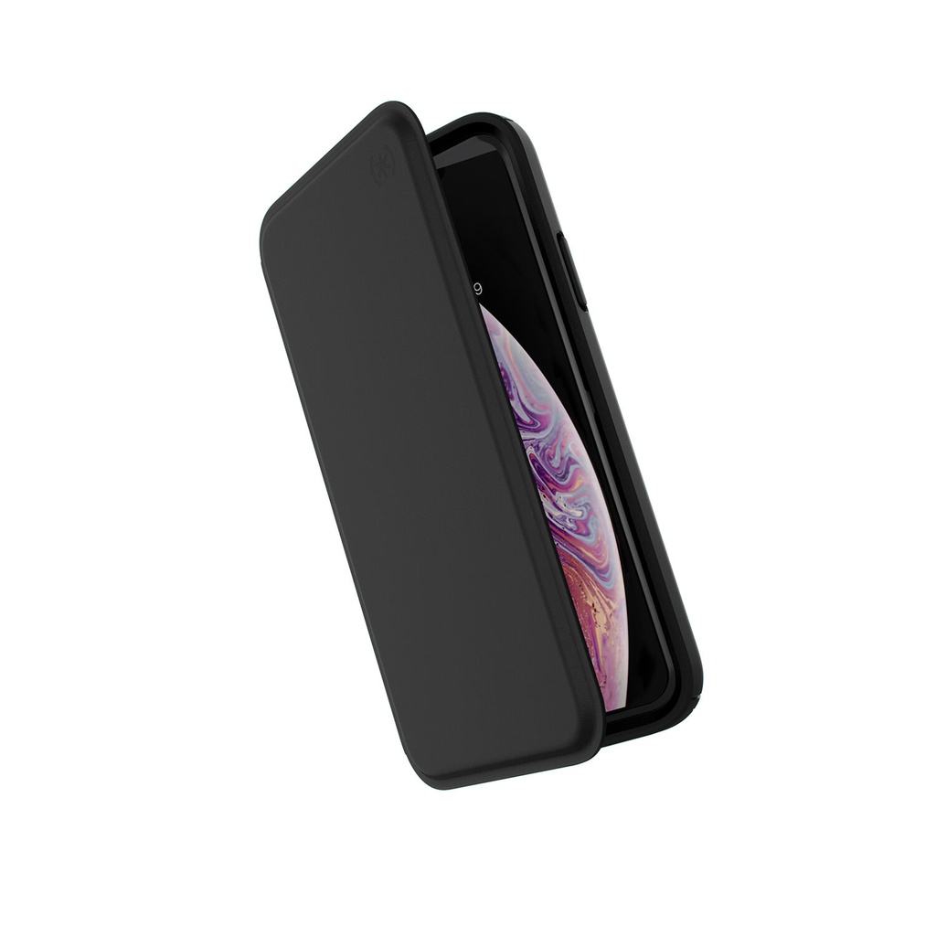 Speck Presidio Folio Leather | iPhone X/XS - Black