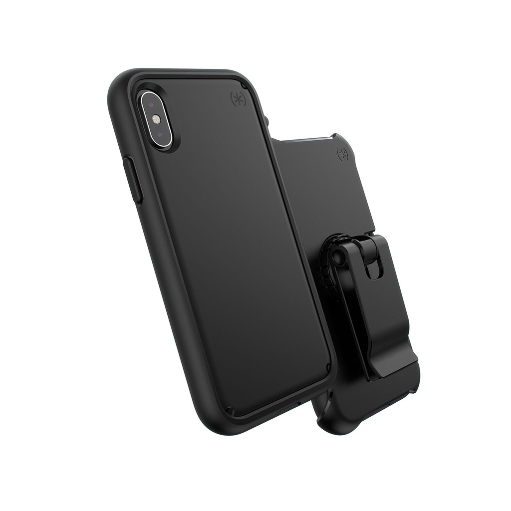 Speck Presidio Ultra | iPhone X/XS - Black/Black