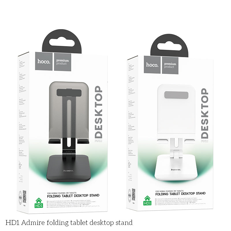 Hoco HD1 Admire folding tablet desktop stand - White