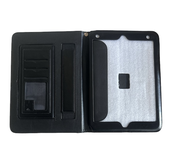 [BW-226] Leather Flip Wallet /w Photo ID, Hand Strap, Stand | iPad Air1/Air2/iPad 9.7