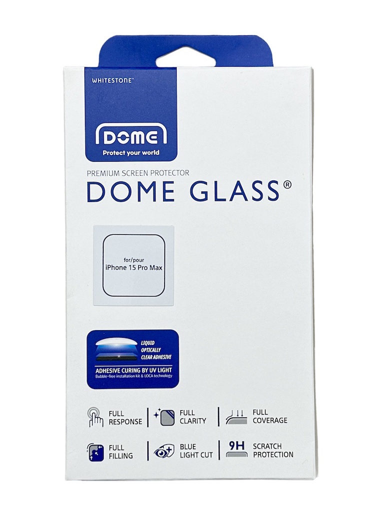 Korean Whitestone UV Dome Glass – iPhone 16 Pro