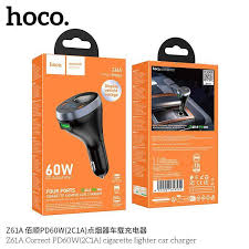 Hoco Z61A Correct PD60W(2C1A) cigarette lighter car charger [ORG Box]