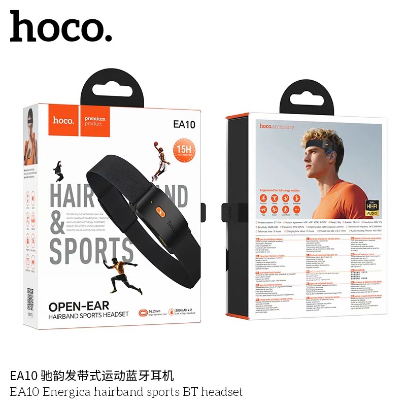 Hoco EA10 Energica hairband sports BT headset