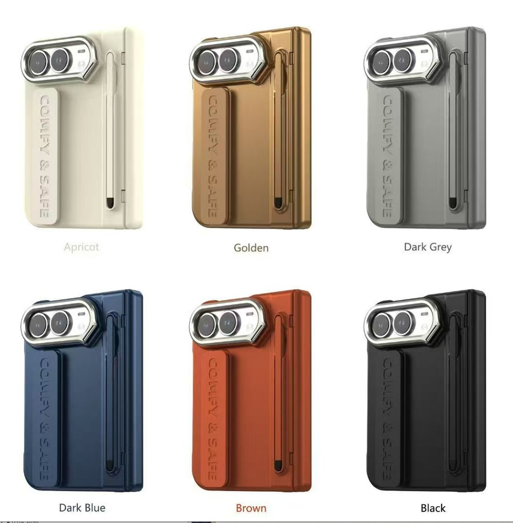 COCO Camera Stand | iPhone DUO /w Hinge Cover, stylus, tempered glass, finger strap [2pcs Front/Back]