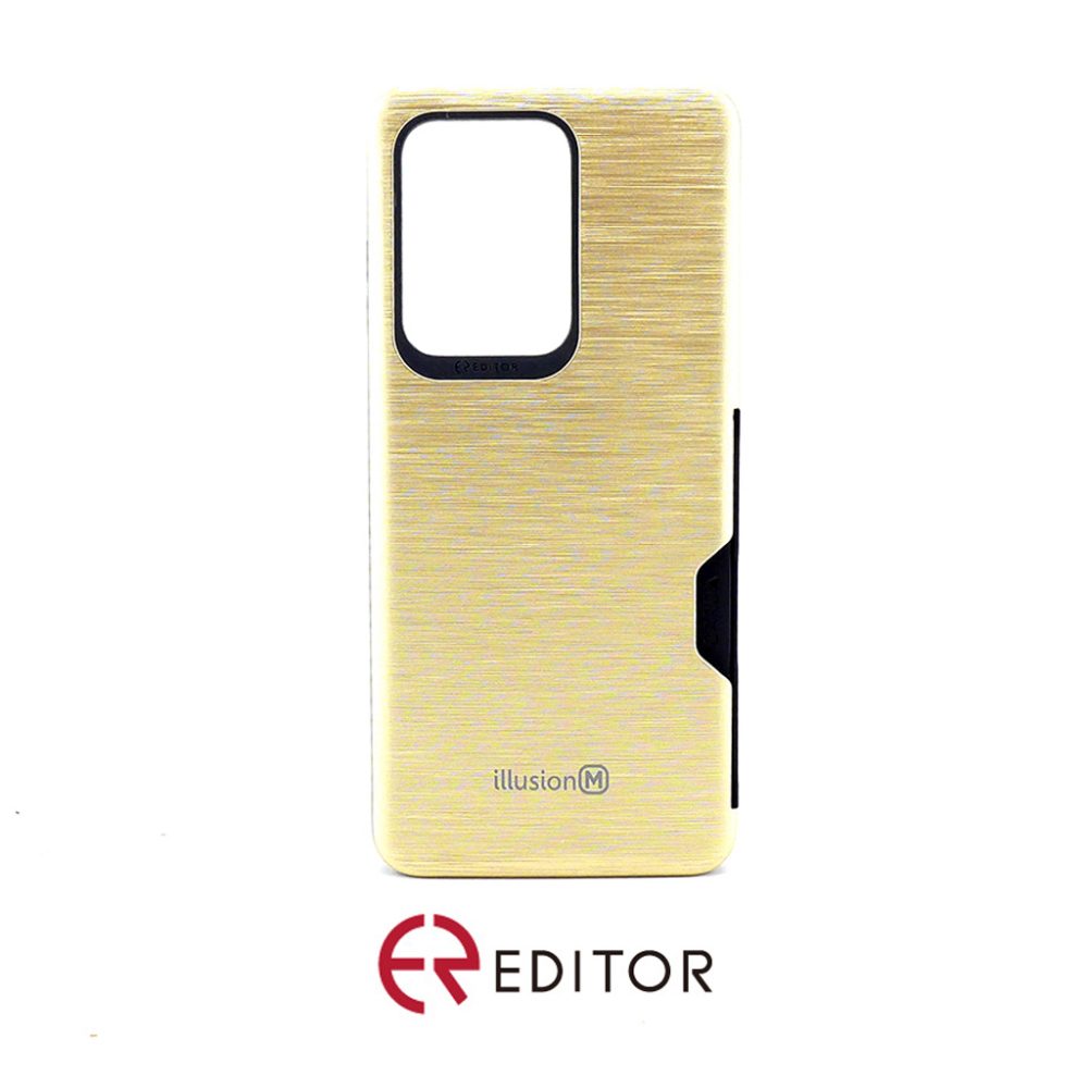 [BWF11-3] Editor Illusion w/ Card Slot | Samsung Note 20 Ultra – Gold