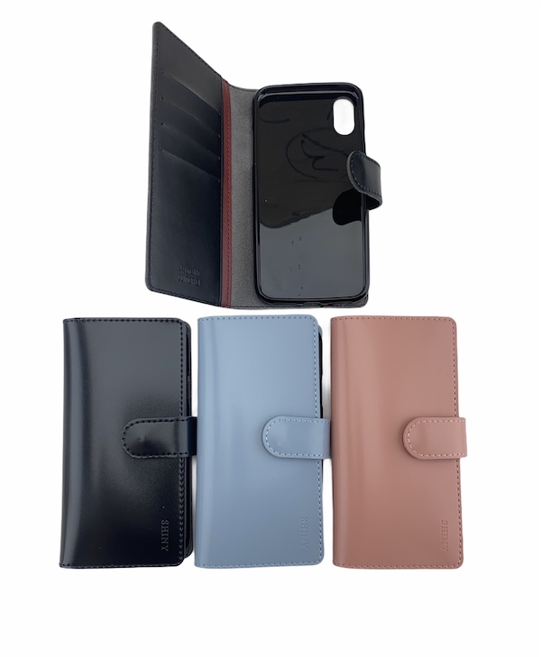 [BWF-07]  Korean Shiny Diary /w Card Slots | iPhone Xs Max