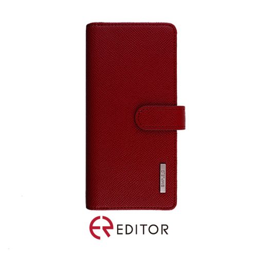 Korean Simple D Double Folio | iPhone 14 Plus (6.7) - Red