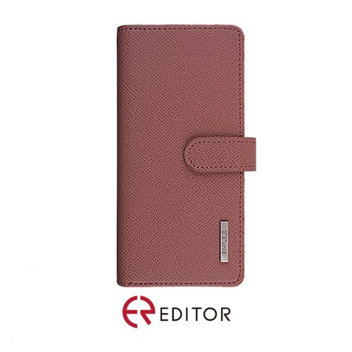 [FW2-23] Korean Simple D Double Folio | Samsung A12 - Rose Gold